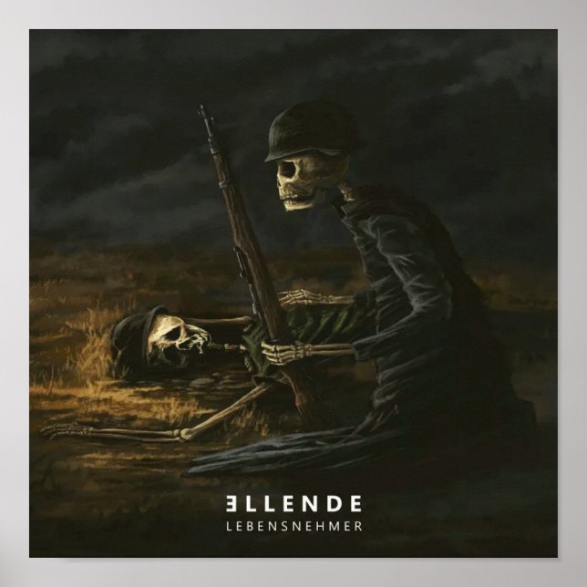 Poster Banda Black metal Death Heavy thrash Gótico Album (Frente)