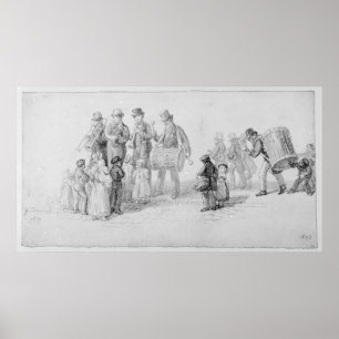 Póster Banda da rua de Londres, 1839