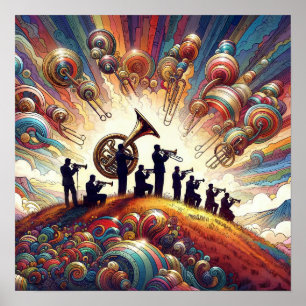 Poster Banda de latão