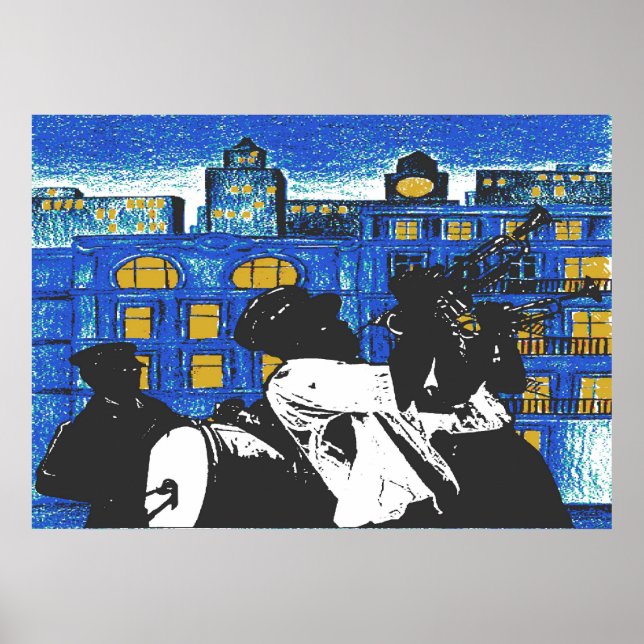 Poster Banda de latão, Nova Orleans (Frente)