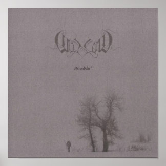 Poster Banda do mundo frio Black metal Morte Gótico de tr