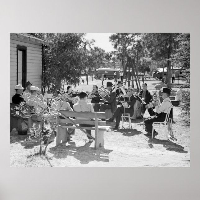 Poster Banda do parque de reboques: 1914 (Frente)