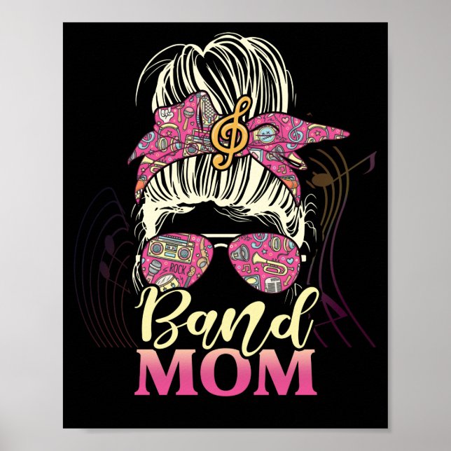 Poster Banda Mãe A Vida Mensageira Arma Orgulhosa Banda M (Frente)