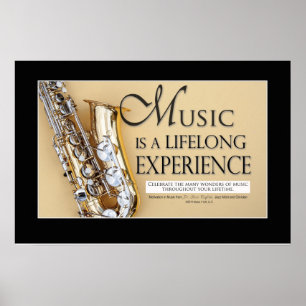 Poster Banda Marcial Dizendo & Aspas - Saxofone