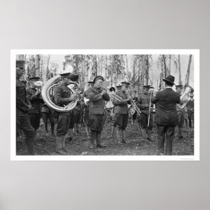 Póster Banda Militar do Alasca 1920
