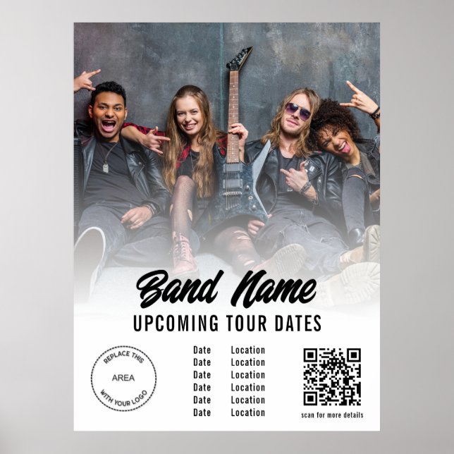Poster Banda personalizada Logotipo de foto Gigas de códi (Frente)