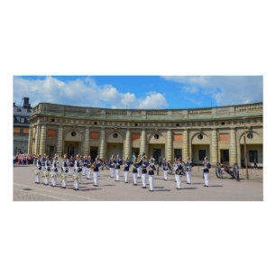 Póster Banda Real do Exército Sueco, Estocolmo, Suecia