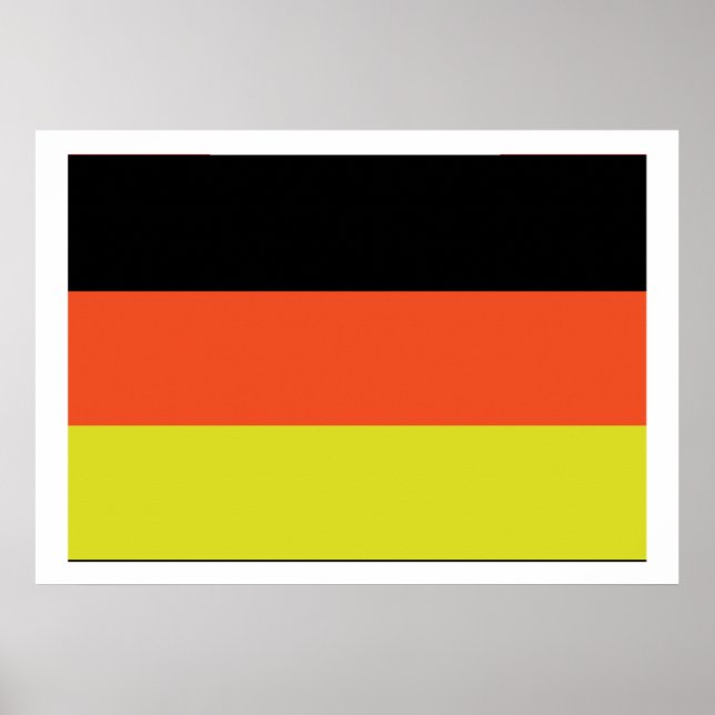 Póster Bandeira alemã (Frente)