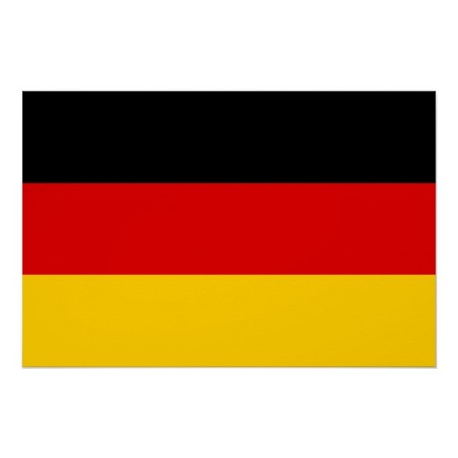 Póster Bandeira alemã (Frente)