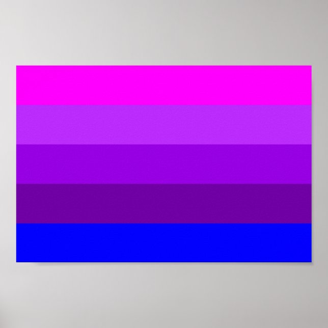 Poster Bandeira Alternativa do Orgulho Transgênero (Frente)