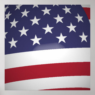 PÓSTER BANDEIRA AMERICANA