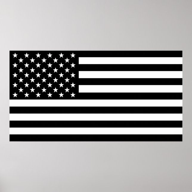 Poster Bandeira Americana (Frente)