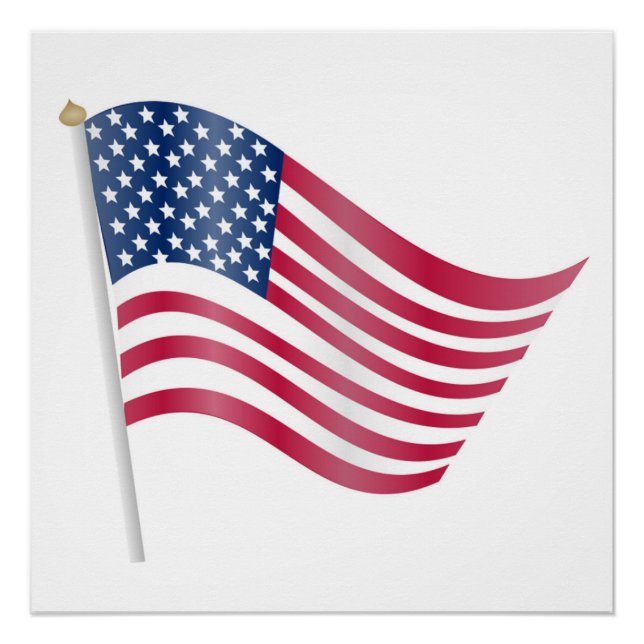 PÓSTER BANDEIRA AMERICANA (Frente)