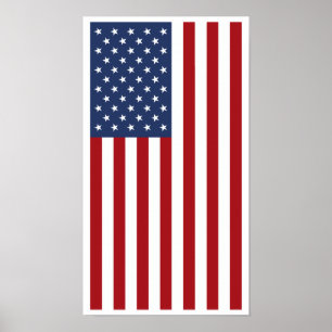 Poster Bandeira Americana