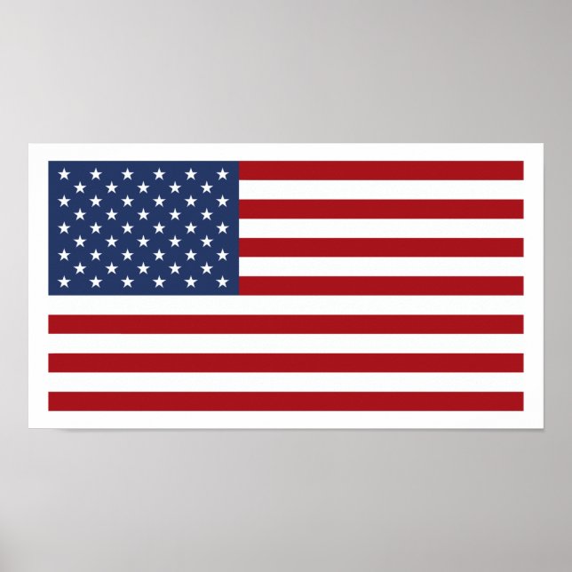 Póster Bandeira Americana (Frente)