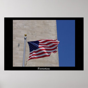 Poster Bandeira americana