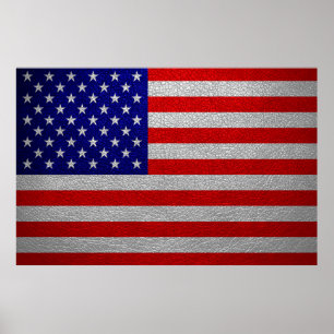 Poster Bandeira Americana