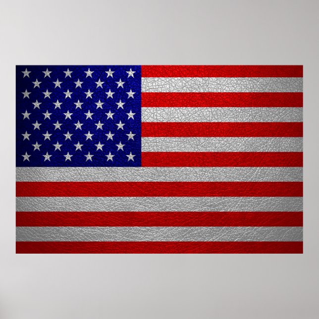 Poster Bandeira Americana (Frente)