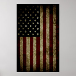 Poster Bandeira Americana