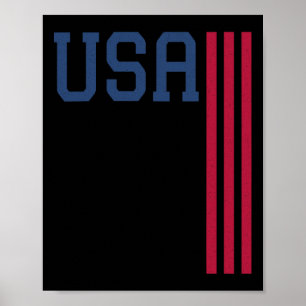 Poster Bandeira Americana 4 De Julho EUA