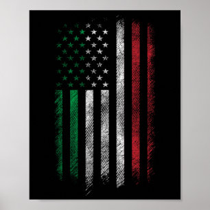 Poster Bandeira Americana 4 De Julho Patriótico Italiano 