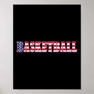 Poster Bandeira Americana de Bysketbyll - Bysketbyll
