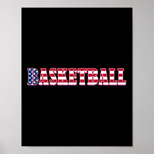 Poster Bandeira Americana de Bysketbyll - Bysketbyll (Frente)