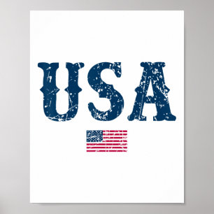 Poster Bandeira Americana Dos Estados Unidos Da América 4