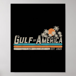 Poster Bandeira Americana G.2025 Do Golfo De Eua
