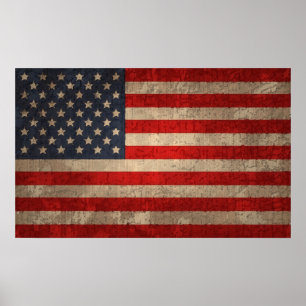 Poster Bandeira americana - xdist