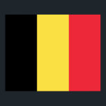 Poster Bandeira belga<br><div class="desc">Esta design é constituída pela bandeira nacional da Bélgica (oficialmente o Reino da Bélgica), que é um país da Europa Ocidental. A Bélgica é delimitada pelos Países Baixos a norte, pela Alemanha a leste, pelo Luxemburgo a sudeste, pela França a sudoeste e pelo Mar do Norte a noroeste. A maior...</div>
