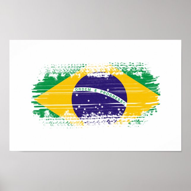 Poster bandeira brasileira (Frente)