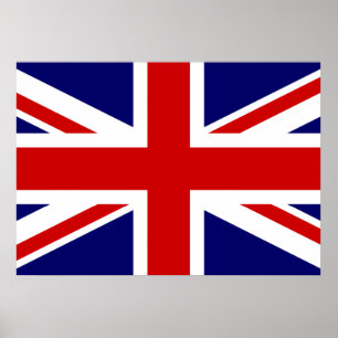 Póster Bandeira britânica