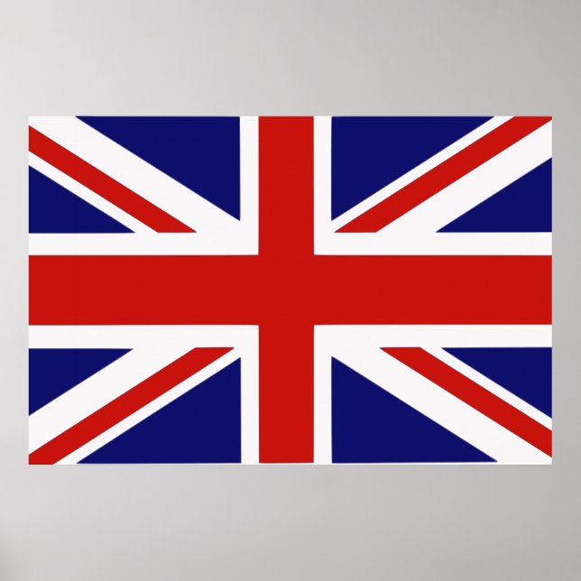 Póster bandeira britânica (Frente)