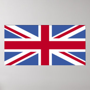 Póster Bandeira Britânica