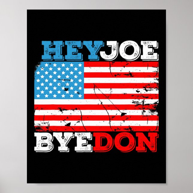 Poster Bandeira Byedon 2020 - Adeus, Joe Biden, Suporte S (Frente)