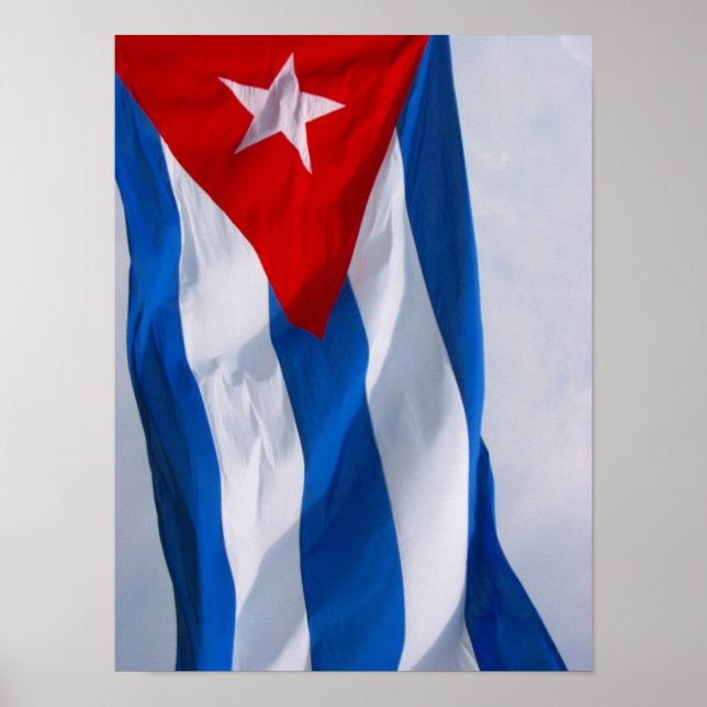 Poster bandeira cuba (Frente)