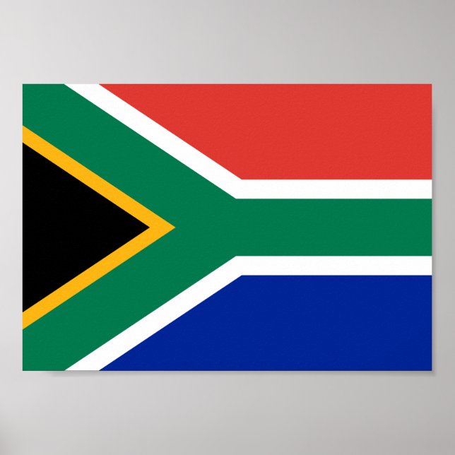 Póster Bandeira da África do Sul (Frente)