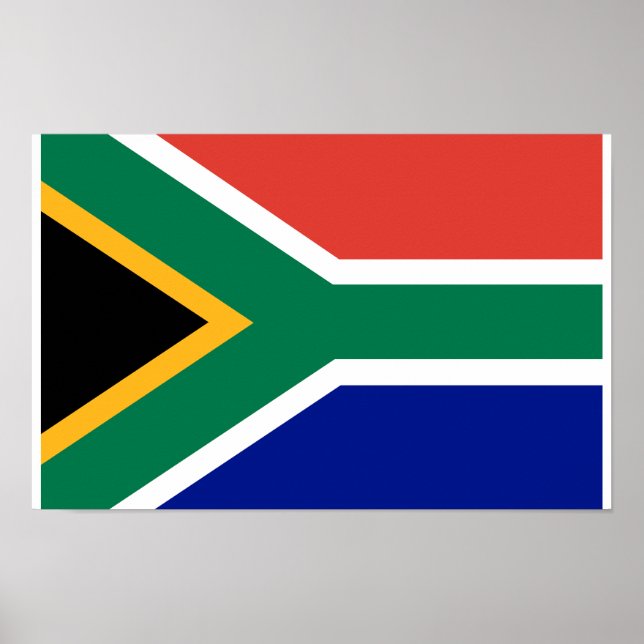Poster Bandeira da África do Sul (Frente)