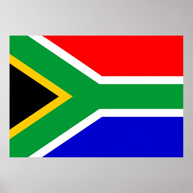 Póster Bandeira da África do Sul (Frente)
