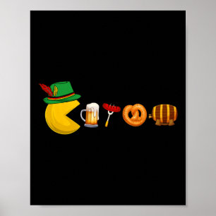 Poster Bandeira da Alemanha Festa de Cerveja de Gamer Ale
