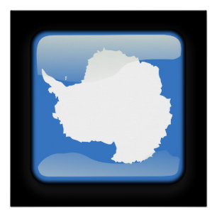 Póster Bandeira da Antártica