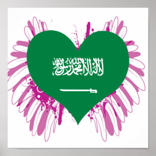 Poster Bandeira da Arábia Saudita comprar