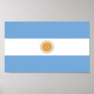Póster Bandeira da Argentina