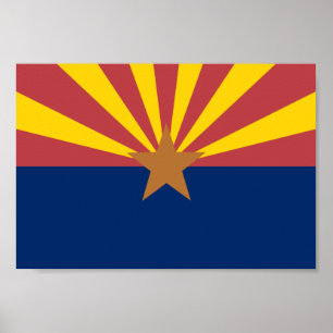 Poster Bandeira da arizona