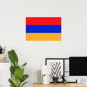 Poster Bandeira da Armênia