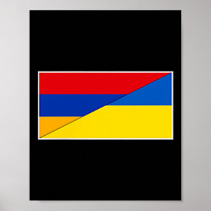 Poster Bandeira da Armênia Ucrânia Nacionalidade Armênia 