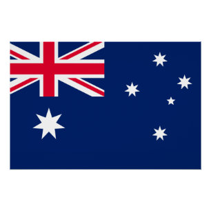 Póster Bandeira da Austrália
