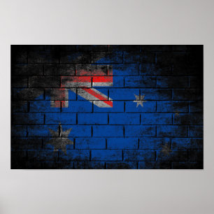Poster Bandeira da Austrália