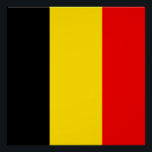 Póster Bandeira da Bélgica<br><div class="desc">A bandeira belga,  inspirada pelo tricolor francês,  foi adotada em 1831,  pouco depois de ter adquirido a independência dos Países Baixos. #bandeira #bélgica #bélgica #patriota</div>